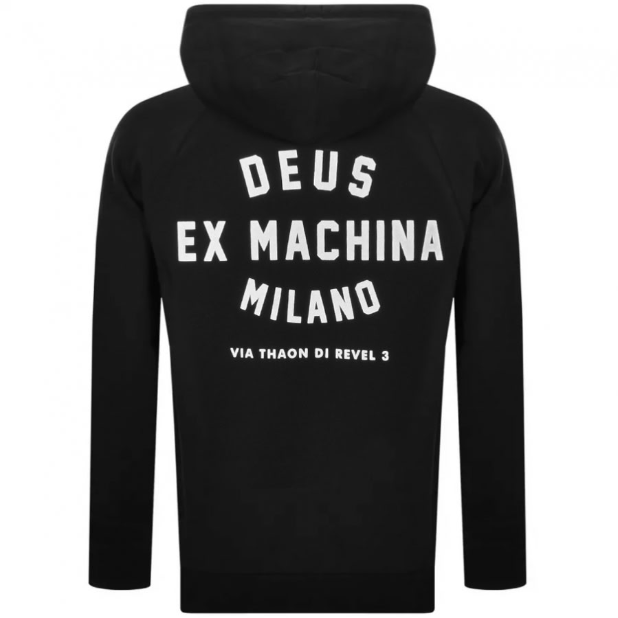 Alternative Image for ProductDeus Ex Machina Milano Address Hoodie Black3